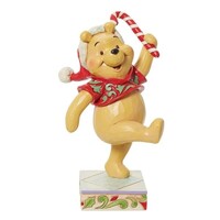 Disney Traditions Christmas Holiday Pooh Figure