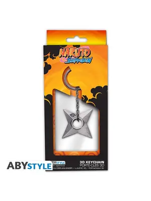 Abystyle Naruto Shippuden Keychain 3D Shuriken Konoha