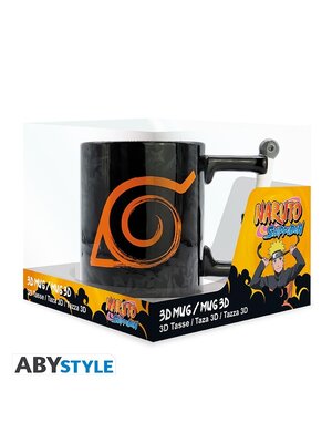 Abystyle Naruto Kunai Konoha 3D Handle Mug