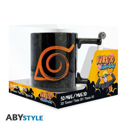 Abystyle Naruto Kunai Konoha 3D Handle Mug