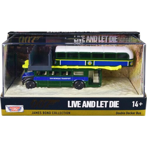 James Bond 007 Live and Let Die 1:64 Double Decker Bus Diecast
