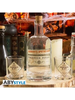 Abystyle Harry Potter Bottle and Glasses Set