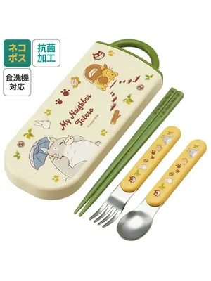 Studio Ghibli Ghibly My Neighbour Totoro Chopstick Spoon And Fork Set