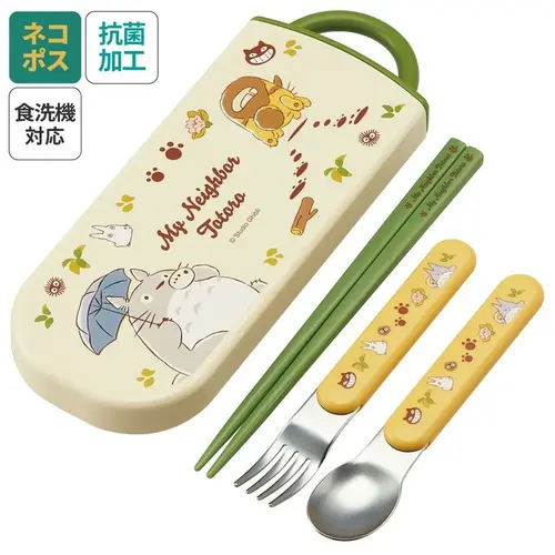 Studio Ghibli Ghibly My Neighbour Totoro Chopstick Spoon And Fork Set