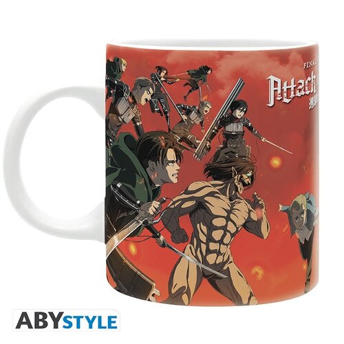 Abystyle Attack on Titan Battle Scene Season 4 320ML Mug Abystyle Attack on Titan Battle Scene Season 4 320ML Mug