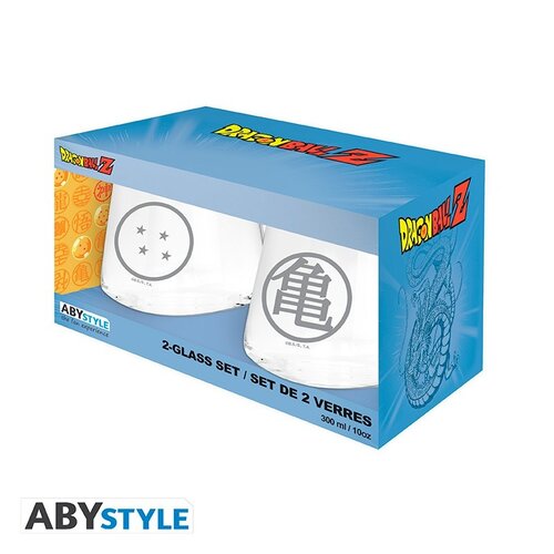 Abystyle Dragon Ball2 Glass Set Kame And Dragon Ball Abystyle Dragon Ball2 Glass Set Kame And Dragon Ball