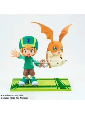 Banpresto Digimon Takeru & Patamon 11cm PVC Figure DFX-Adventure