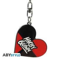 DC Comics Harley Quinn Heart Keychain