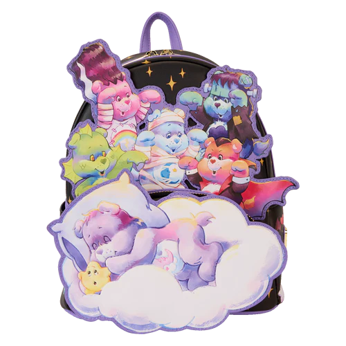 Loungefly Carebears X Universal Monsters Scary Dreams Mini Backpack Loungefly