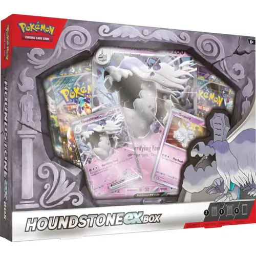 The Pokemon Company Pokemon TCG Scarlet & Violet Houndstone EX Box (4 Boosters) The Pokemon Company Pokemon TCG Scarlet & Violet Houndstone EX Box (4 Boosters)