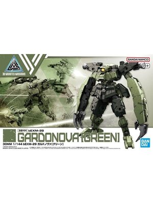 Bandai Gundam 30MM 1/144 bEXM-29 Gardonova (Green) Model Kit