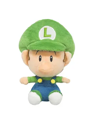 Super Mario Baby Luigi Pluche 16cm