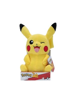 Jazwares Pokemon Pluche Pikachu Winking 30cm
