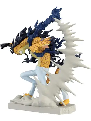 Banpresto One Piece Rob Lucci Figure Senkozekkei 10cm