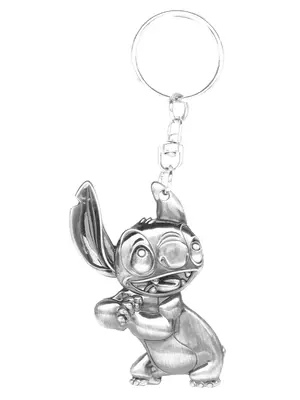 Monogram Disney Stitch Metal Keychain