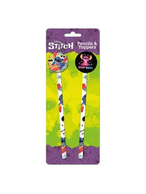 Pyramid Disney Stitch Acid Pops Pencil & Topper 2 Pack