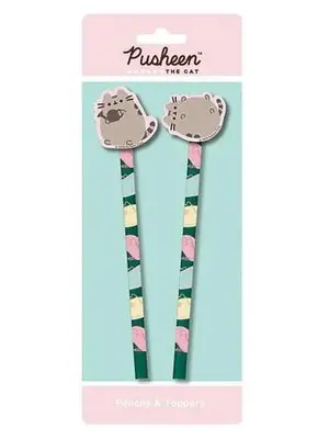 Pyramid Pusheen Botanical 2-Pack Pencil & Topper
