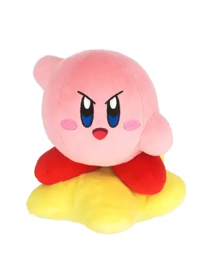 Kirby On Star Pluche 17cm