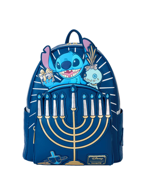 Loungefly Disney Loungefly Lilo And Stitch Light Up Menorah Stitch Mini Backpack