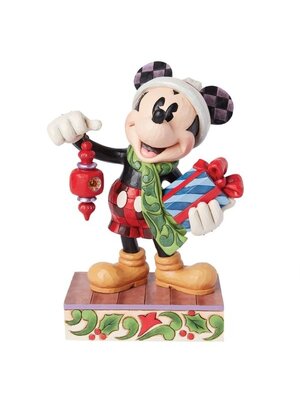 Disney Traditions Disney Mickey Mouse Christmas Magic Santa Mickey Figure