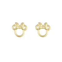 Disney Minnie Mouse 1 Pair of Gold Earrings