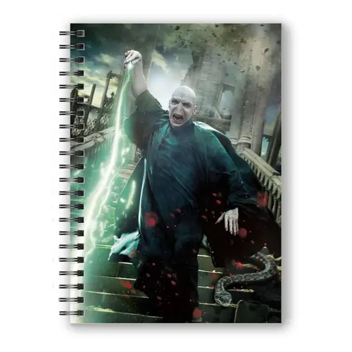 SD Toys Harry Potter Voldemort 3D Lenticular Effect Notebook