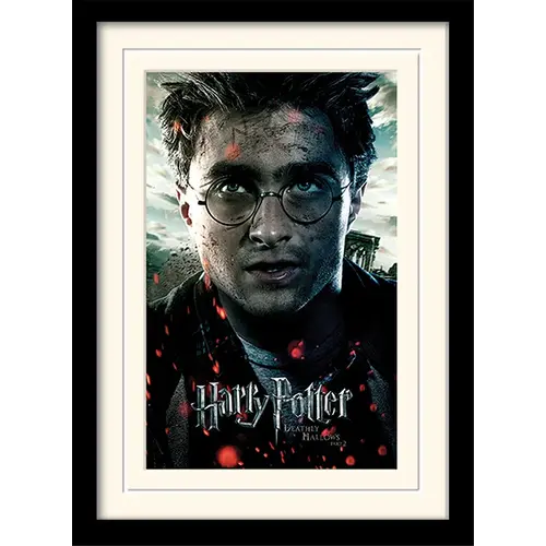 Pyramid Harry Potter Mounted and Framed 30x40 Print Deathly Hallows Part 2