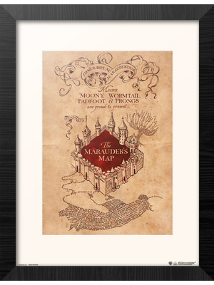 Pyramid Harry Potter Marauder's Map Collector Print 30x40cm