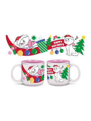 Stor Disney Marie Merry Xmas Breakfast Mug 420ML
