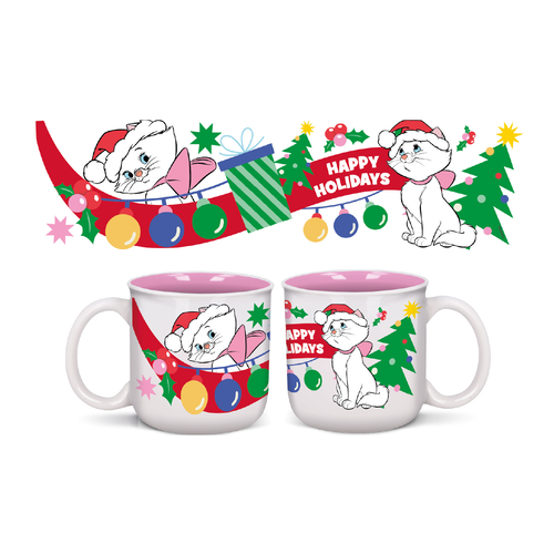 Stor Disney Marie Merry Xmas Breakfast Mug 420ML