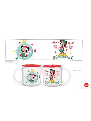 Stor Disney Minnie Mouse Merry Xmas Breakfast Mug 420ML