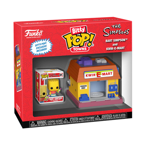Funko Funko Bitty POP! Simpsons Bart Simpson and Kwik-E-Mart