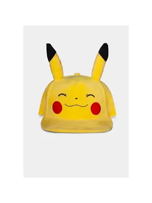 Difuzed Pokemon Smiling Pikachu Novelty Men's Adjustable Cap One Size