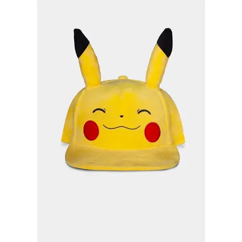 Difuzed Pokemon Smiling Pikachu Novelty Men's Adjustable Cap One Size