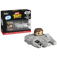 Funko Bitty POP! Star Wars Han Solo With Millenium Falcon
