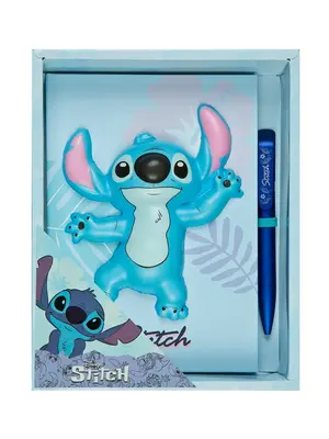 Disney Stitch Squishy Notebooky + Pen Gift Box
