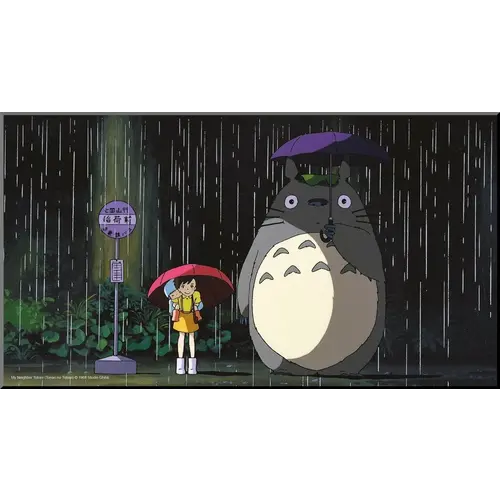 Semic Ghibli Bus Stop Wooden Wall Art 37,5x20,5cm Semic Ghibli Bus Stop Wooden Wall Art 37,5x20,5cm