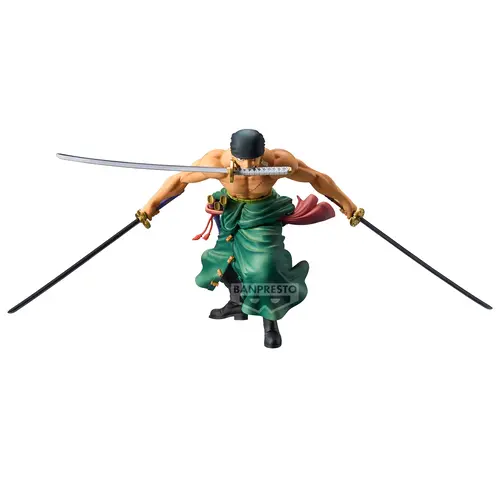 Banpresto One Piece Roronoa Zoro Figurine Grandista 23cm Banpresto One Piece Roronoa Zoro Figurine Grandista 23cm