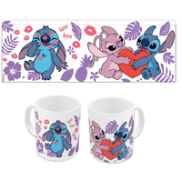 Disney Stitch Angel & Stitch Love Ceramic Mug 325ml