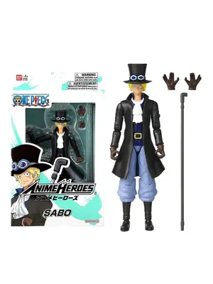 Bandai Red One Piece Sabo 17cm Figure Anime Heroes