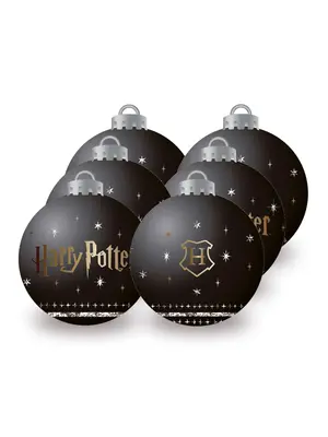 Arditex Harry Potter Black Christmas Ornaments 6-Pack 8cm