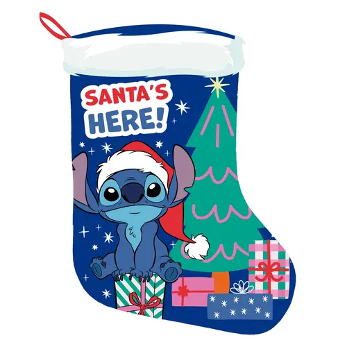 Arditex Disney Stitch Santa Rocks Christmas Sock 42cm