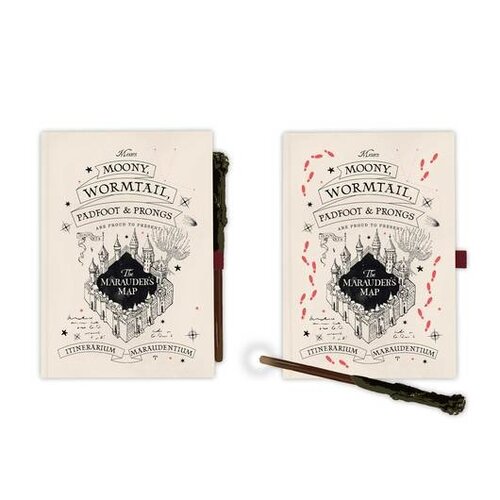 Grupo Erik Harry Potter a5 Premium Light Up Notebook + Wand Pen Grupo Erik Harry Potter a5 Premium Light Up Notebook + Wand Pen