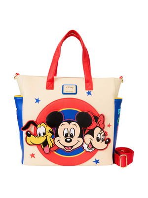 Loungefly Disney Mickey & Friends Classic Mini Backpack / Totebag Convertible loungefly