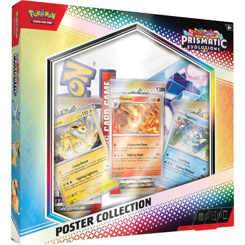 The Pokemon Company Pokemon TCG Prismatic Evolutions Poster Collection The Pokemon Company Pokemon TCG Prismatic Evolutions Poster Collection
