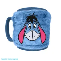 Disney Winnie The Pooh Eeyore Fuzzy Mug 440Ml