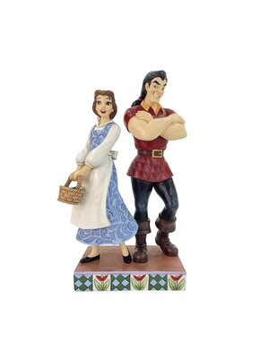 Disney Traditions Disney Traditions "Brilliant & Boorish" Belle And Gaston Statue