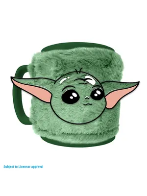 Pyramid Star Wars The Mandalorian Grogu Fuzzy Mug 440Ml