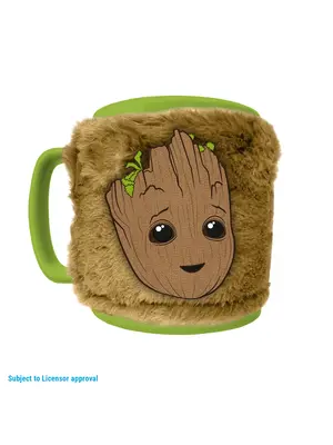 Pyramid Marvel Guardians of The Galaxy Groot Fuzzy Mug 440Ml