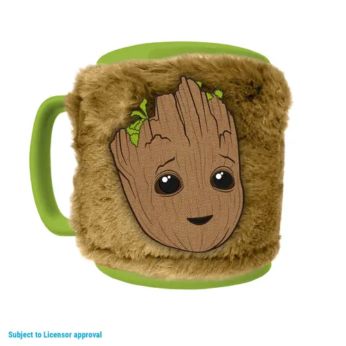 Pyramid Marvel Guardians of The Galaxy Groot Fuzzy Mug 440Ml